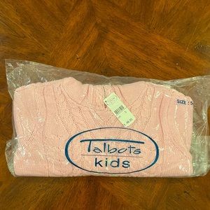 Talbots Kids Embroidered Sweater. NWT. Size 5.